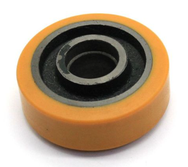 STABILIZACIJSKI KOTAČ ZA PALETAR 125/38, PU/ČELIK, 600KG